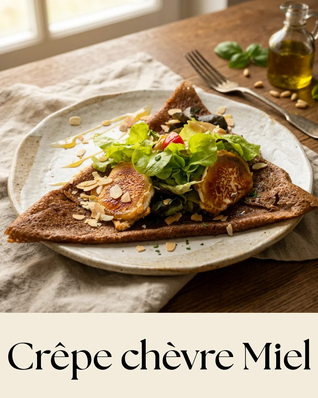 Galette Chèvre Miel